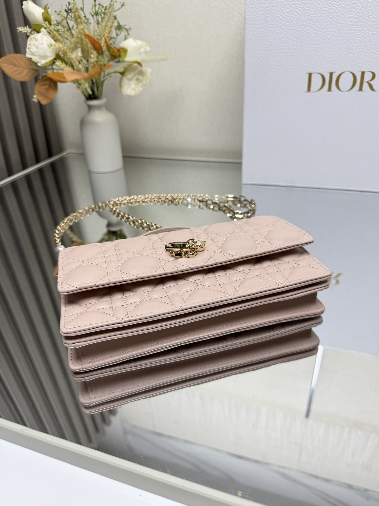 Lady Dior CD 디올 진주 클러치백 숄더백 가방