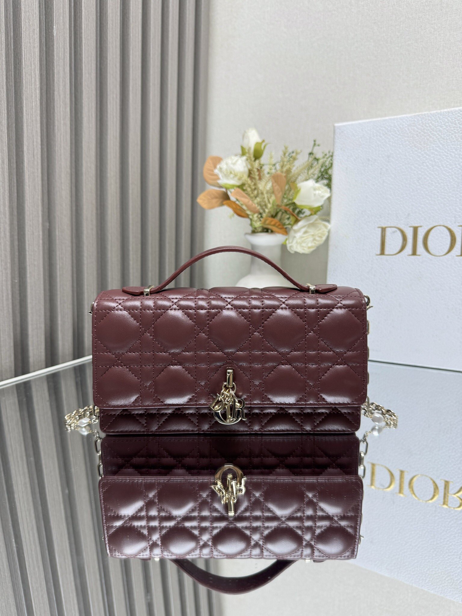 Lady Dior CD 디올 진주 클러치백 숄더백 가방