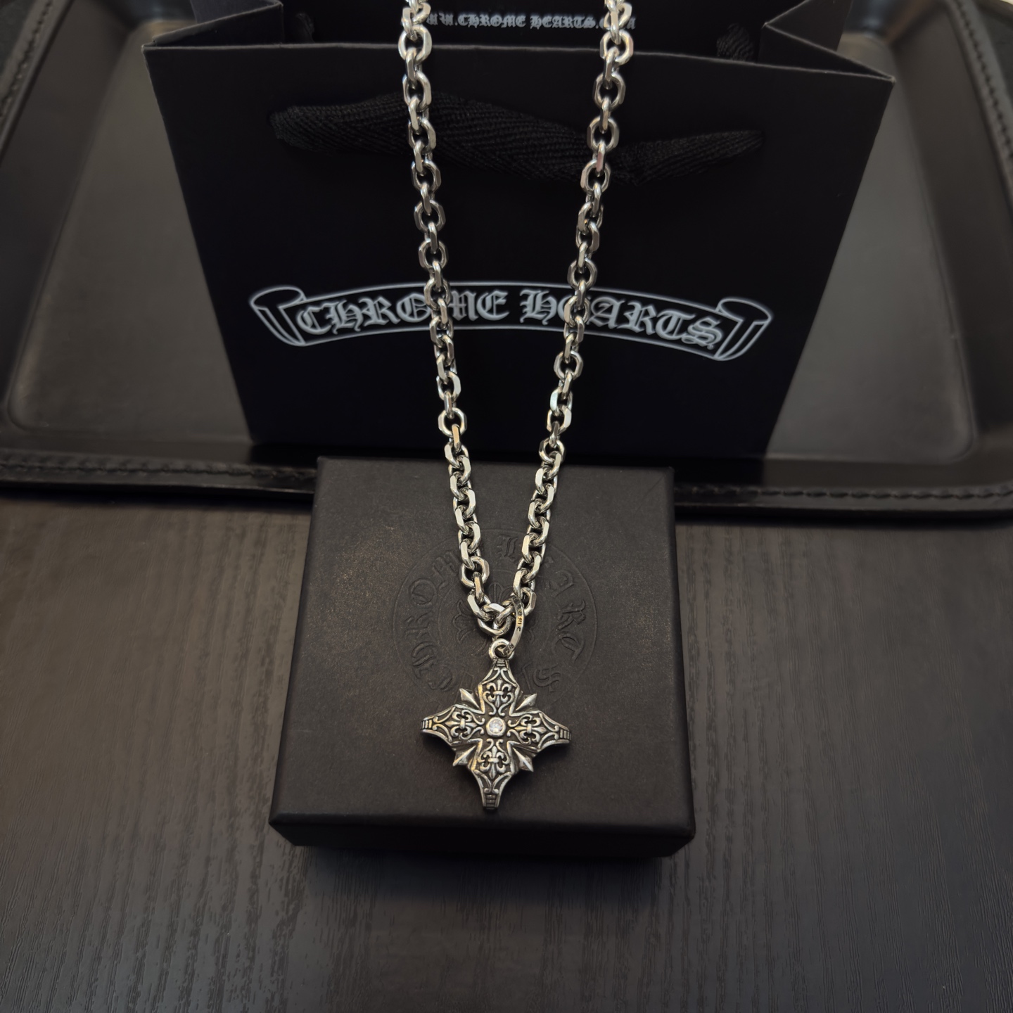 Chrome Hearts CH 크롬하츠 십자가 목걸이