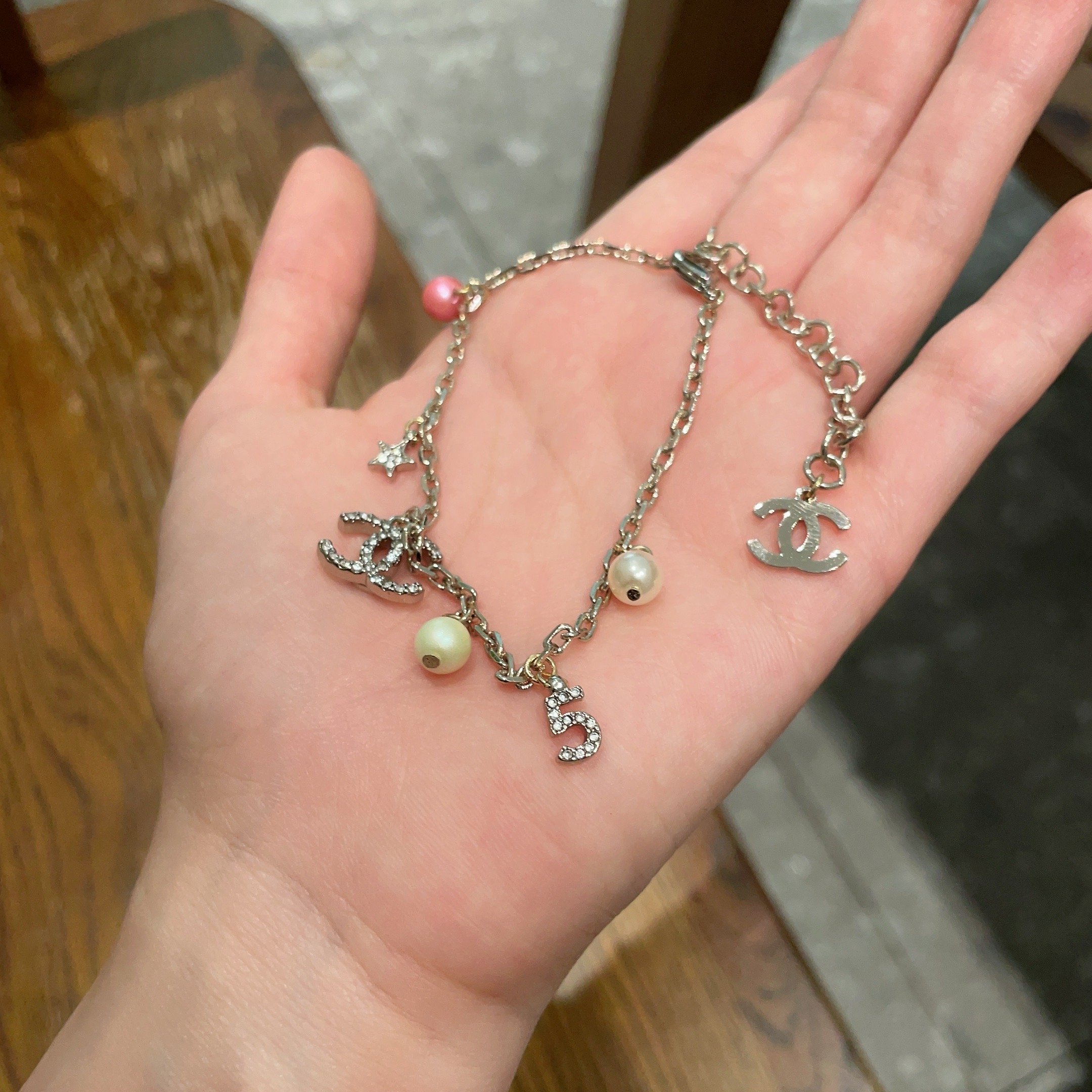 Chanel 샤넬 레터 이어링 팔찌