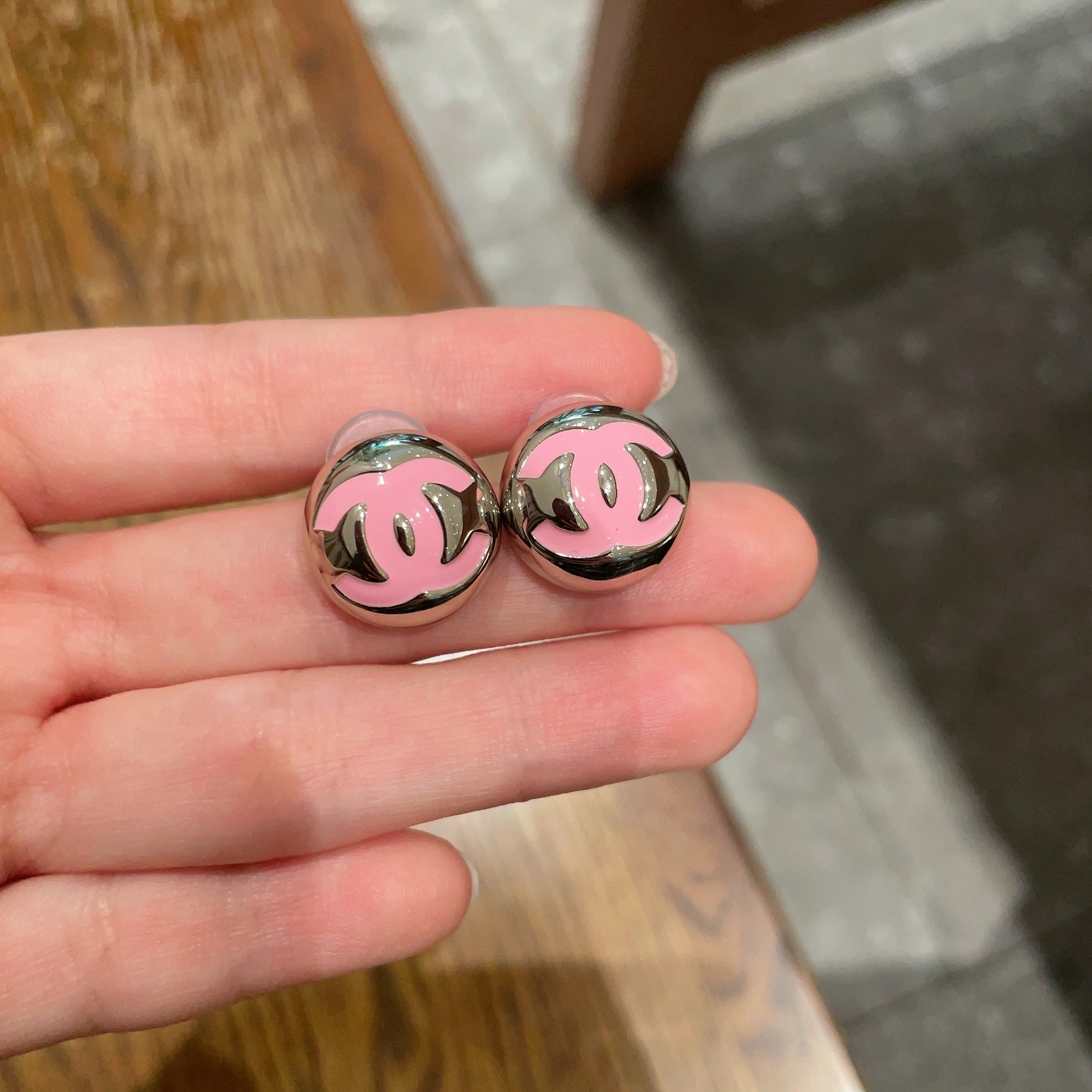 Chanel 샤넬 레터 이어링 귀걸이