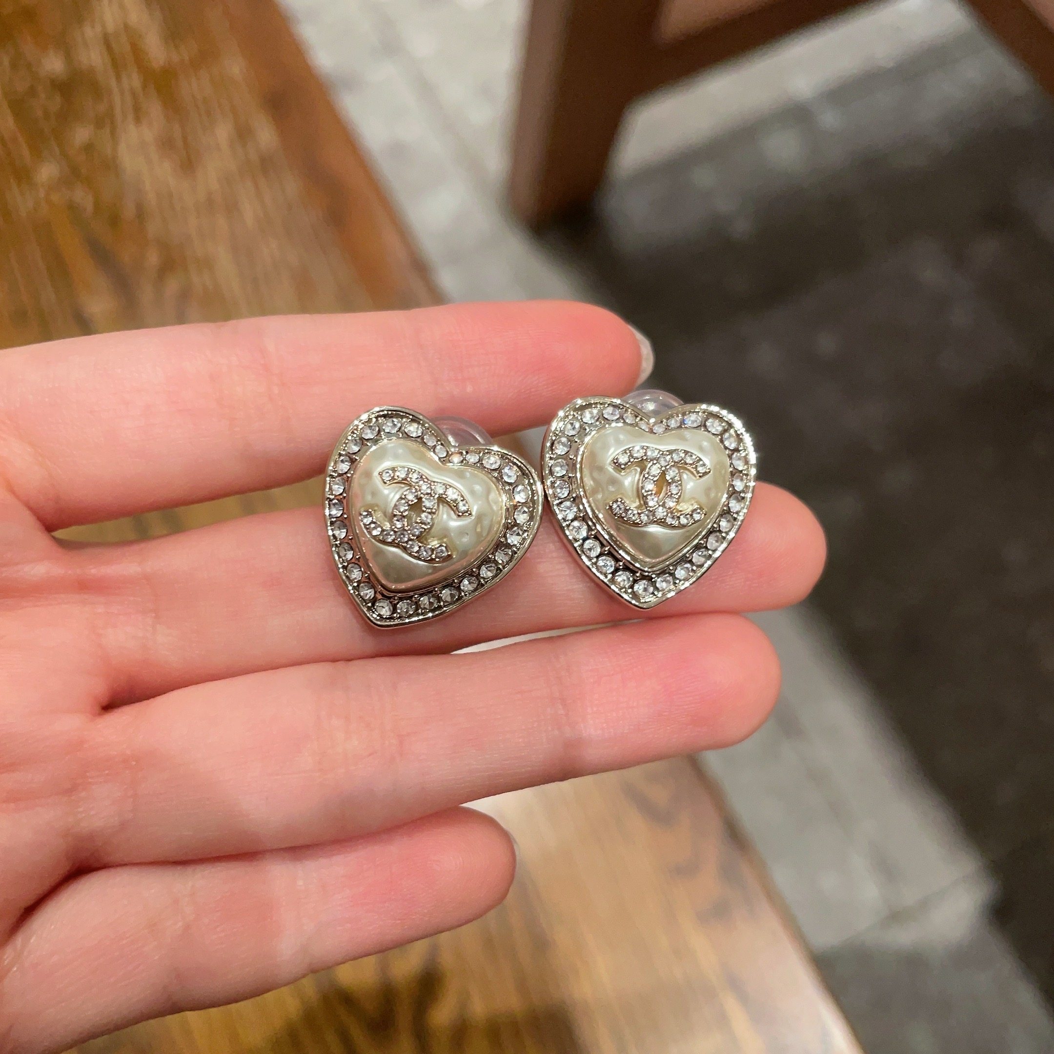 Chanel 샤넬 레터 이어링 귀걸이