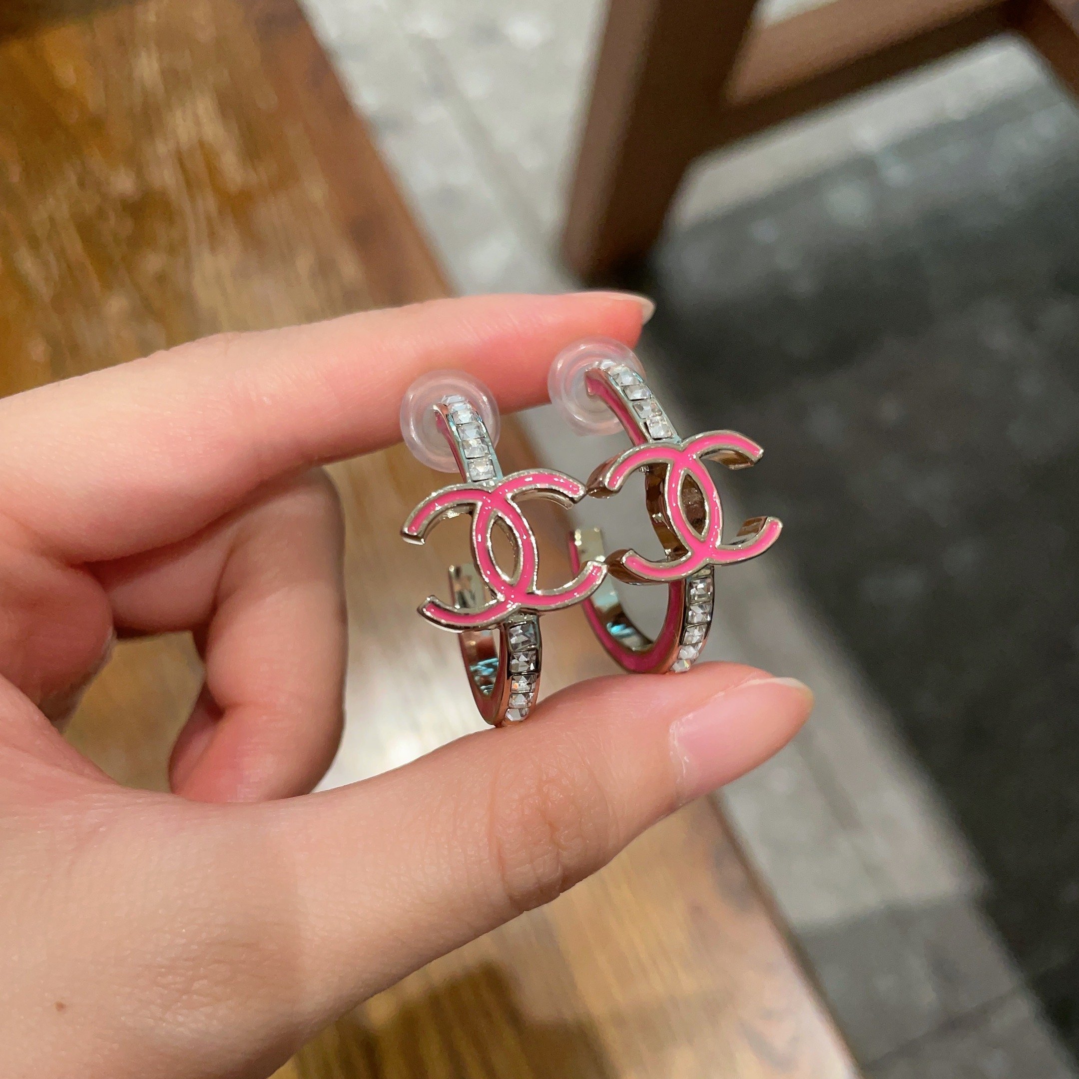 Chanel 샤넬 레터 이어링 귀걸이