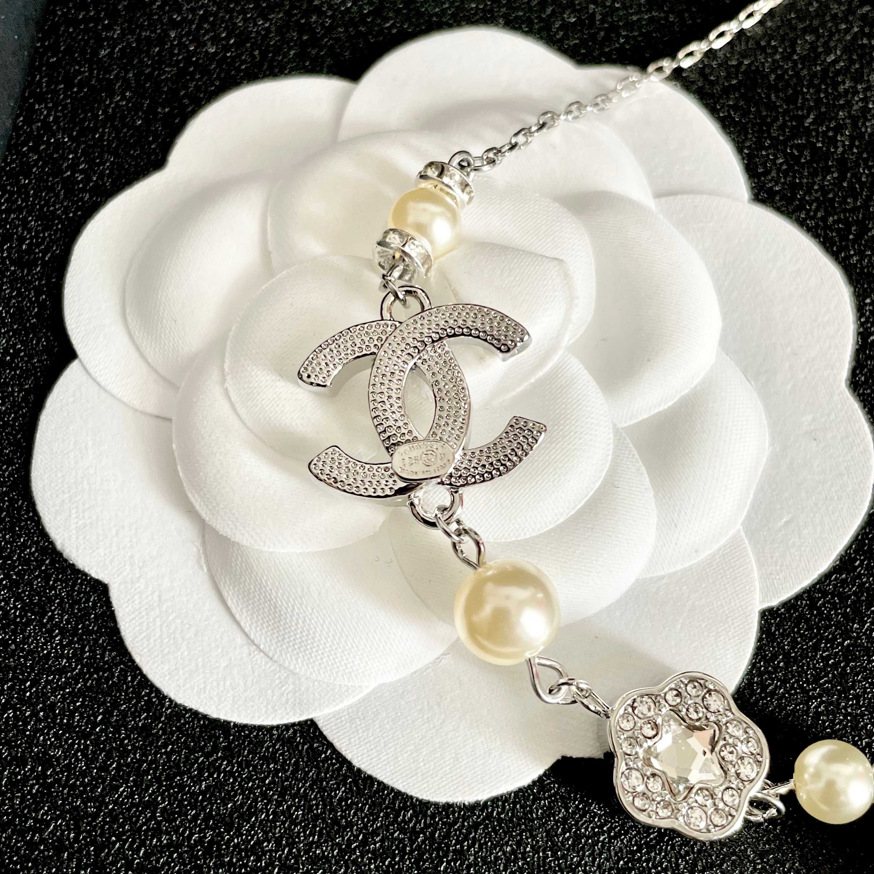 Chanel 샤넬 레터 이어링 목걸이