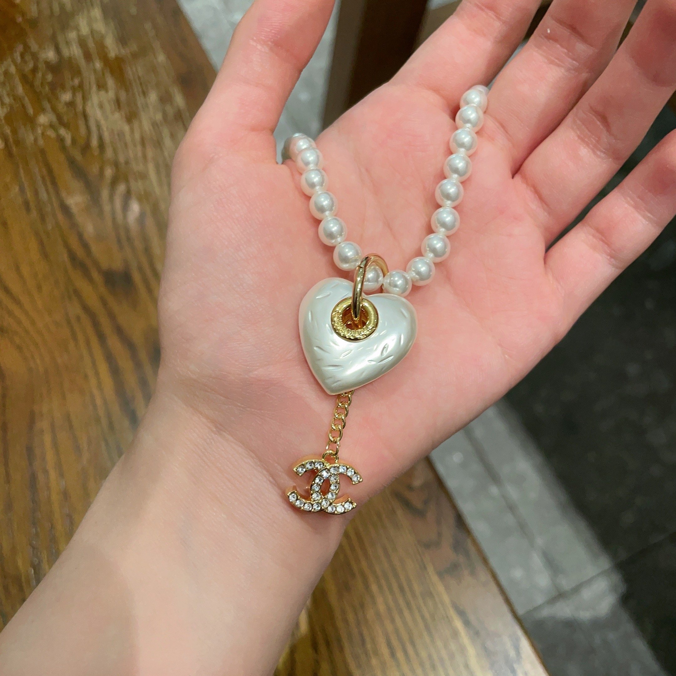 Chanel 샤넬 레터 이어링 목걸이