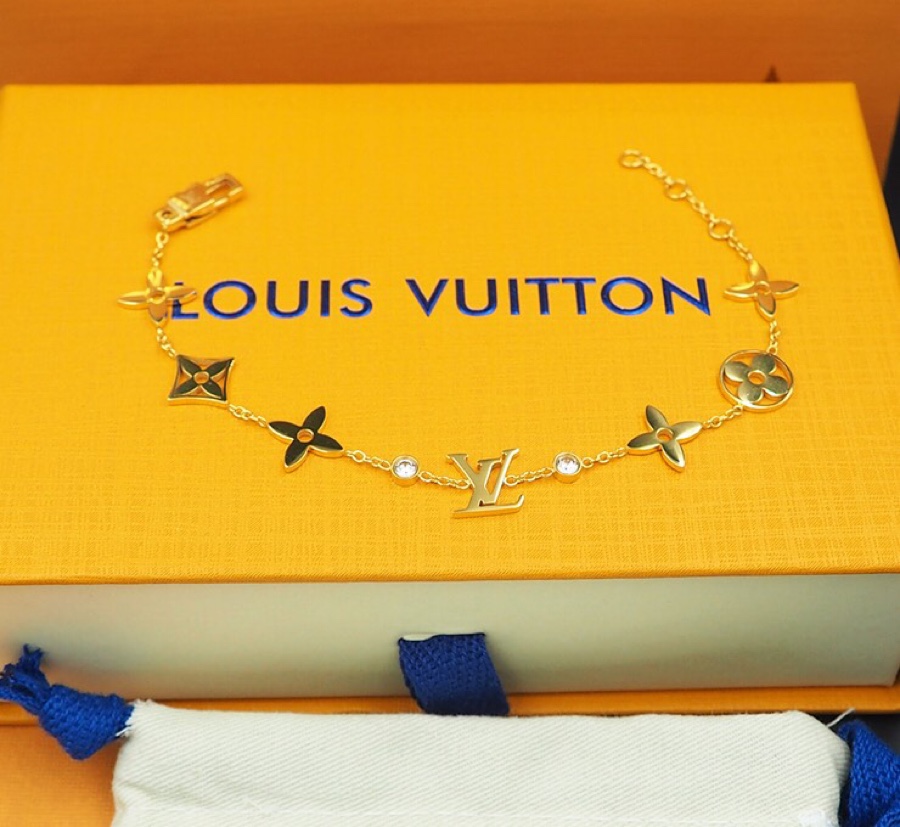 Louis Vuitton LV 루이비통 알파벳 모노그램 팔찌