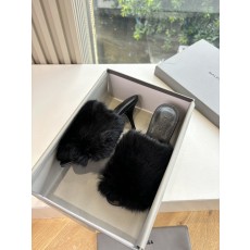 Balenciaga 발렌시아가 퍼 슬리퍼 신발