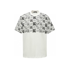 Louis Vuitton LV 루이비통 그라데이션 체커보드 반팔 티셔츠 의류