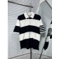 Thom Browne 톰브라운 스트라이프 니트 폴로 반팔 티셔츠 의류