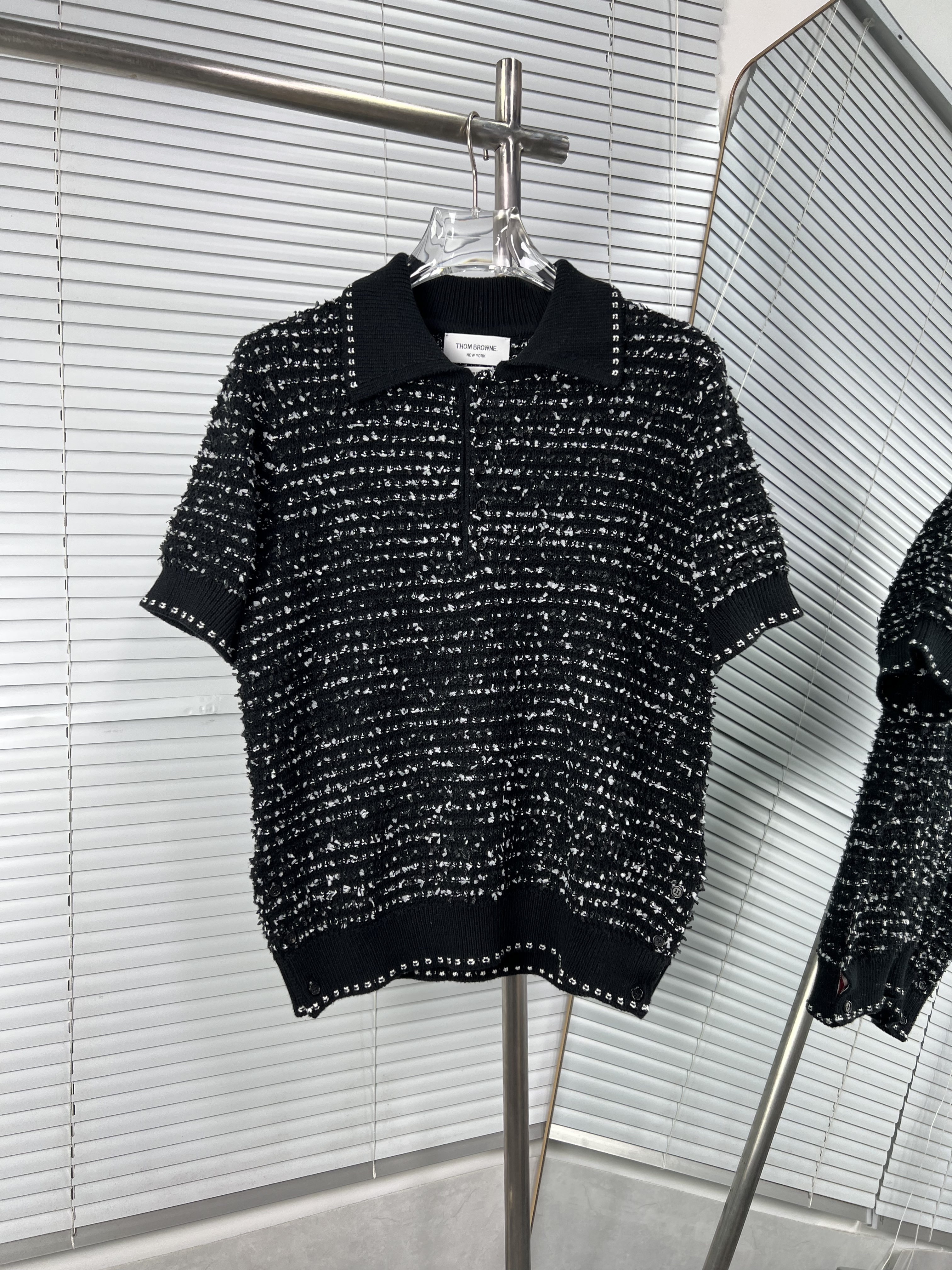 Thom Browne 톰브라운 자카드 폴로 반팔 의류