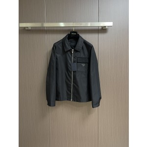 PRADA 프라다 재생 나일론 카라 재킷 의류