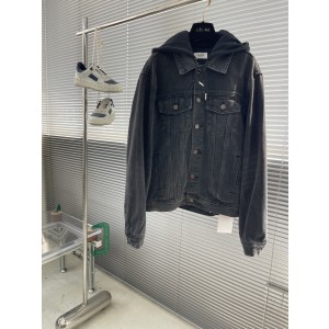 Celine 셀린느 후드 데님 재킷 의류