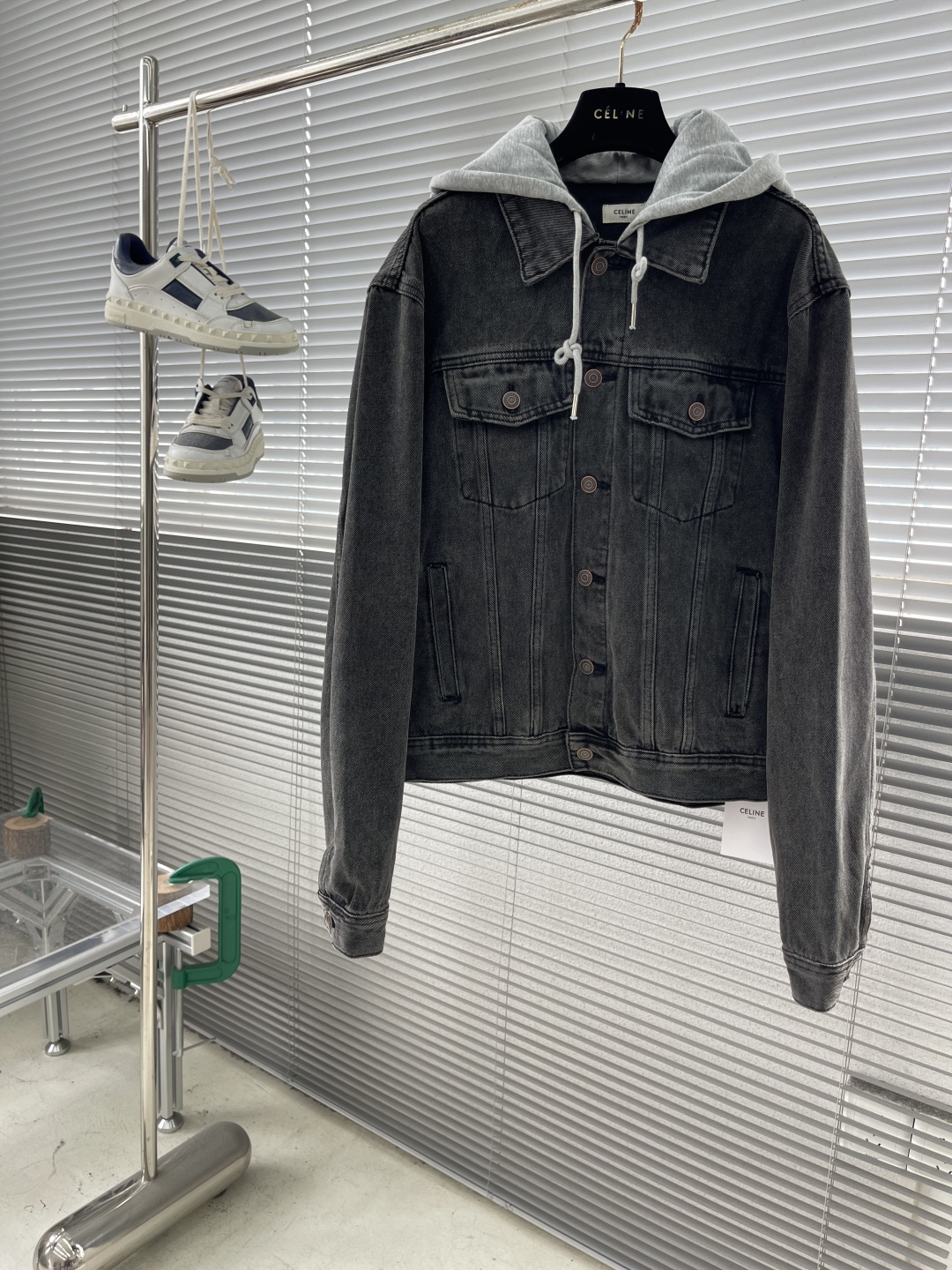 Celine 셀린느 후드 데님 재킷 의류