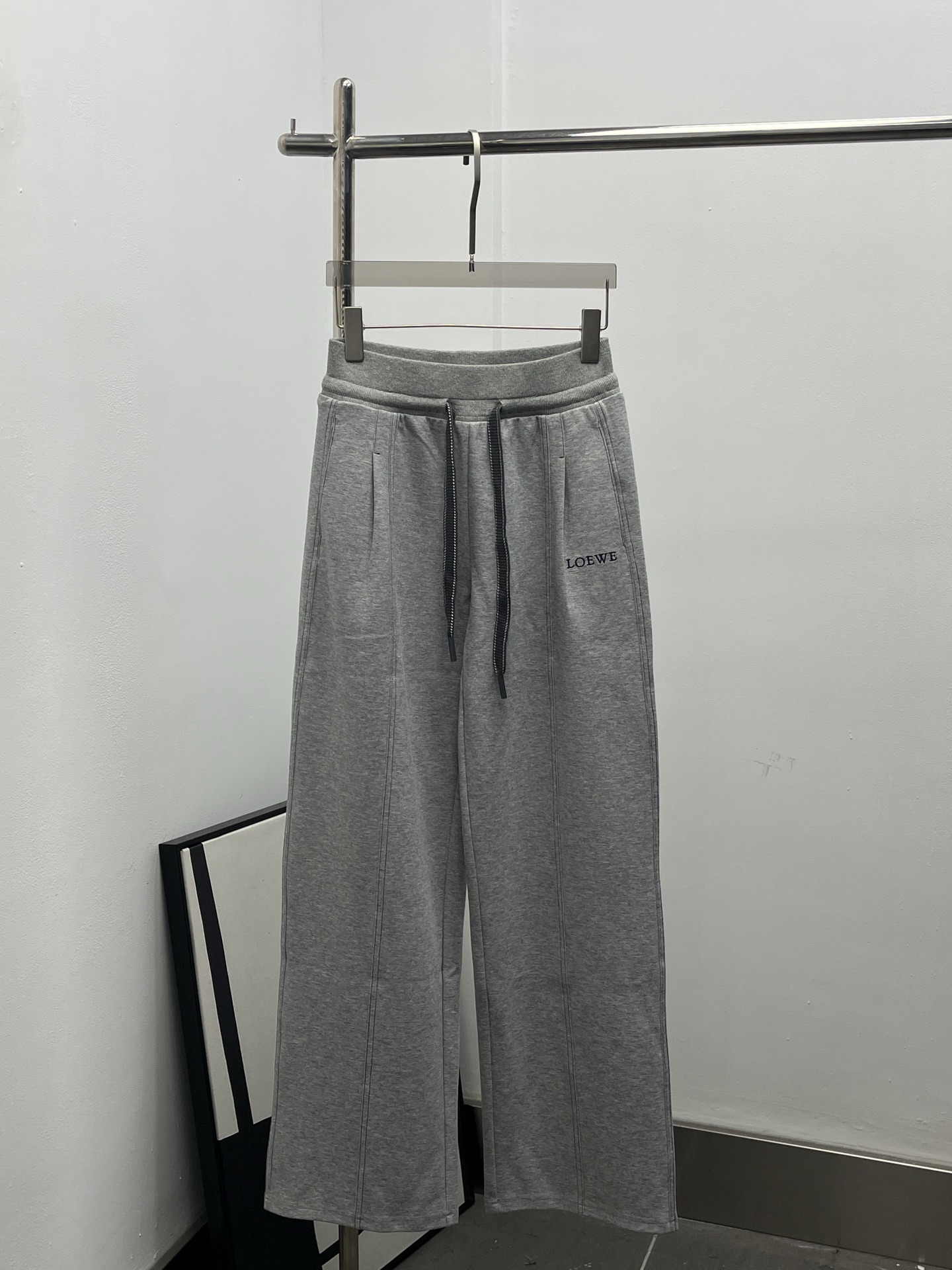 Loewe 로에베 배색 스트링 와이드 팬츠 바지 의류