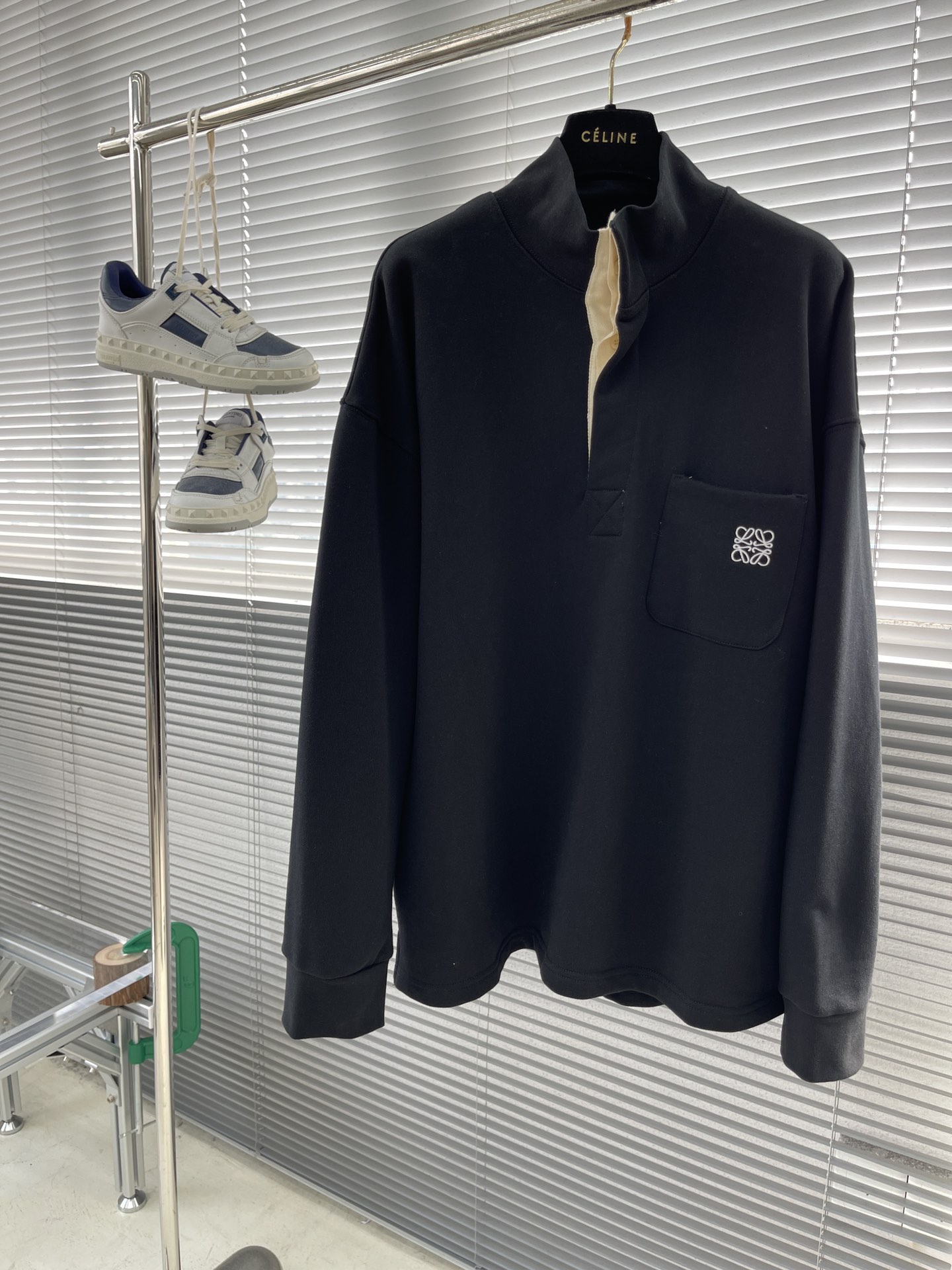 Loewe 로에베 테이프 자수 폴로 맨투맨 의류