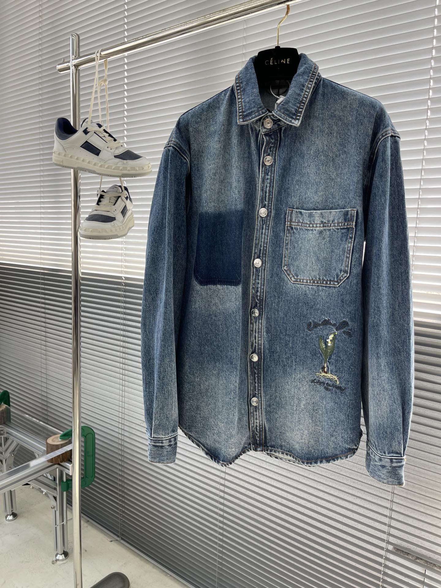 Dior CD 디올 자수 데님 재킷 의류