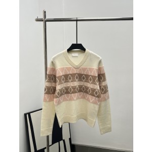 Moncler 몽클레어 몽클레르 다이아 자카드 브이넥 니트 의류