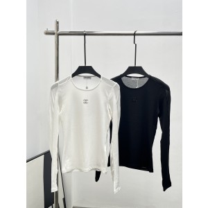 Chanel 샤넬 슬림핏 라운드넥 베이스 긴팔 티셔츠 의류