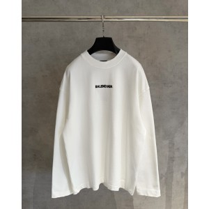 Balenciaga 발렌시아가 자수 긴팔 티셔츠 의류