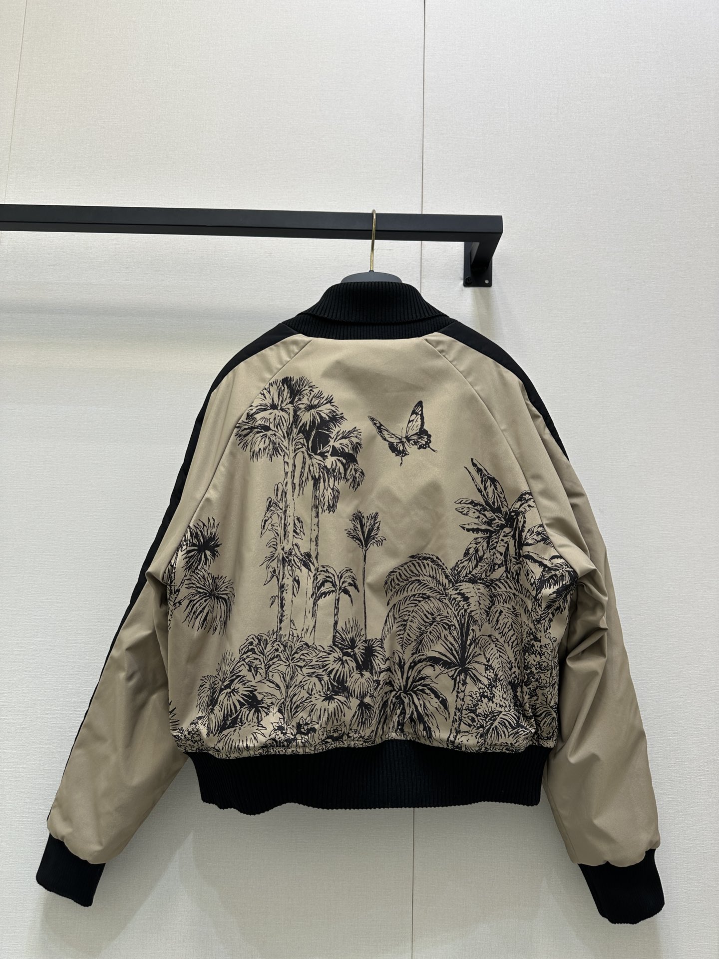 DIOR CD 디올 플라워 패턴 패딩 플라이트 재킷 의류