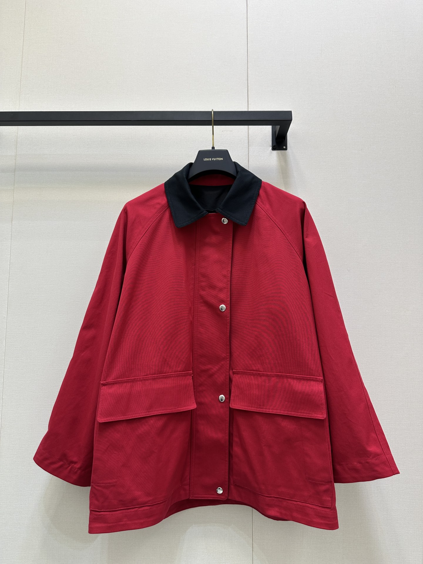 THE ROW 더 로우 레드 캔버스 플라이트 점퍼 재킷 의류