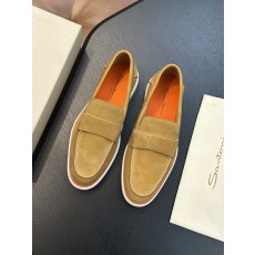 Santoni 산토니 남성 수제 송아지 가죽 슈즈 로퍼 신발