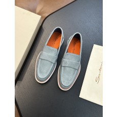 Santoni 산토니 남성 수제 송아지 가죽 슈즈 로퍼 신발