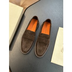 Santoni 산토니 남성 수제 송아지 가죽 슈즈 로퍼 신발
