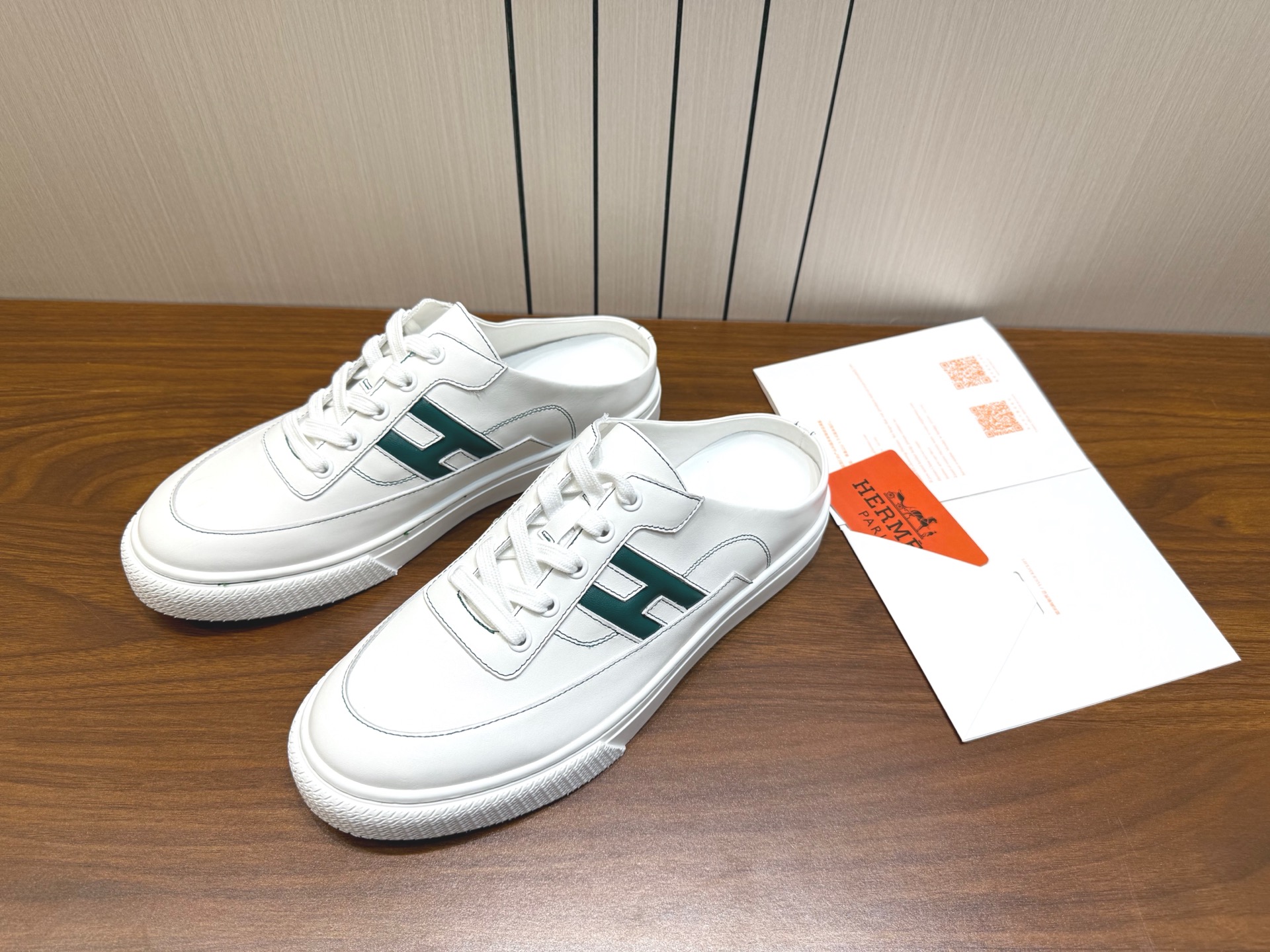 Hermes 에르메스 클래식 커플 운동화 뮬 스니커즈 신발