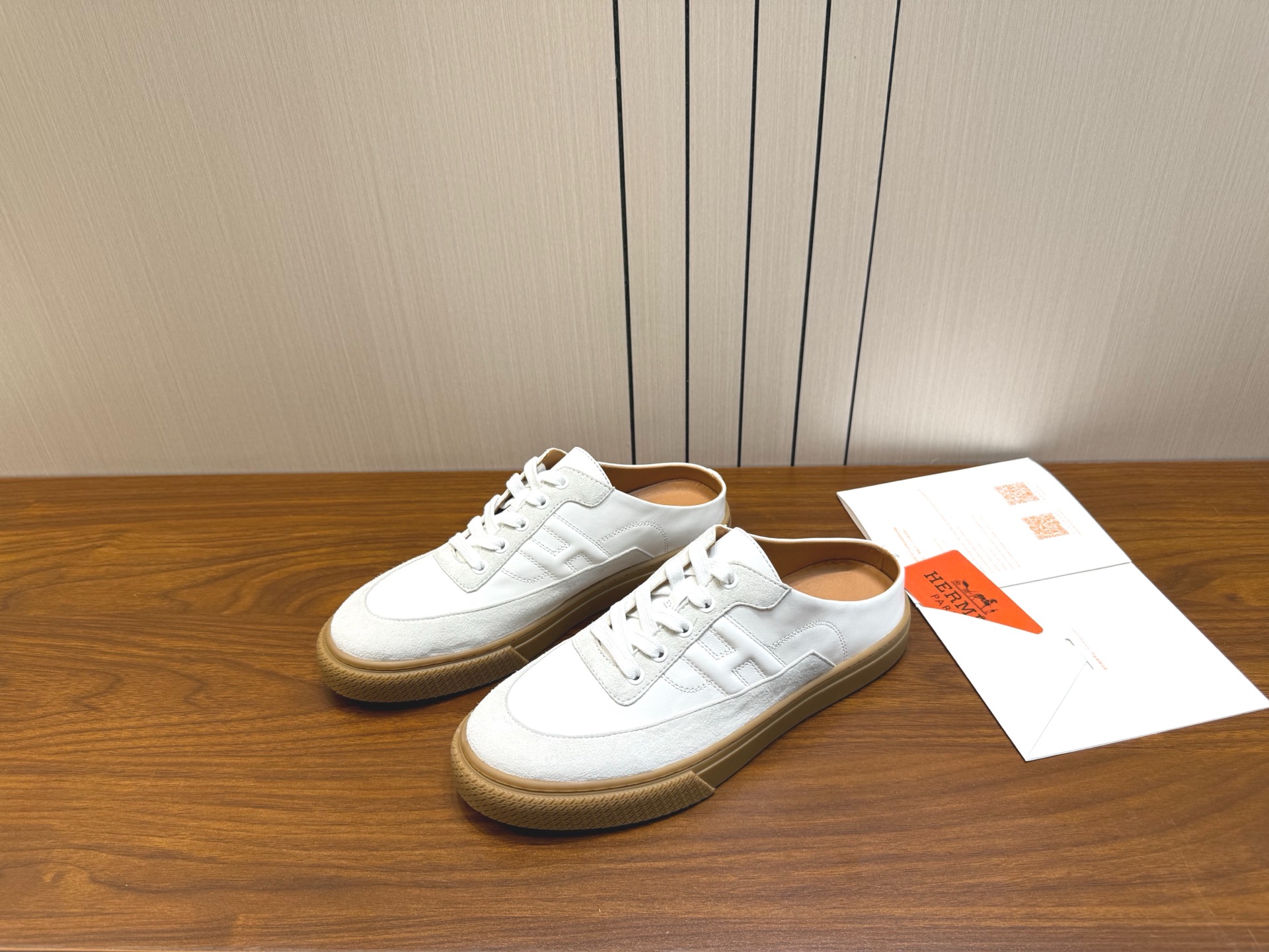 Hermes 에르메스 클래식 커플 운동화 뮬 스니커즈 신발