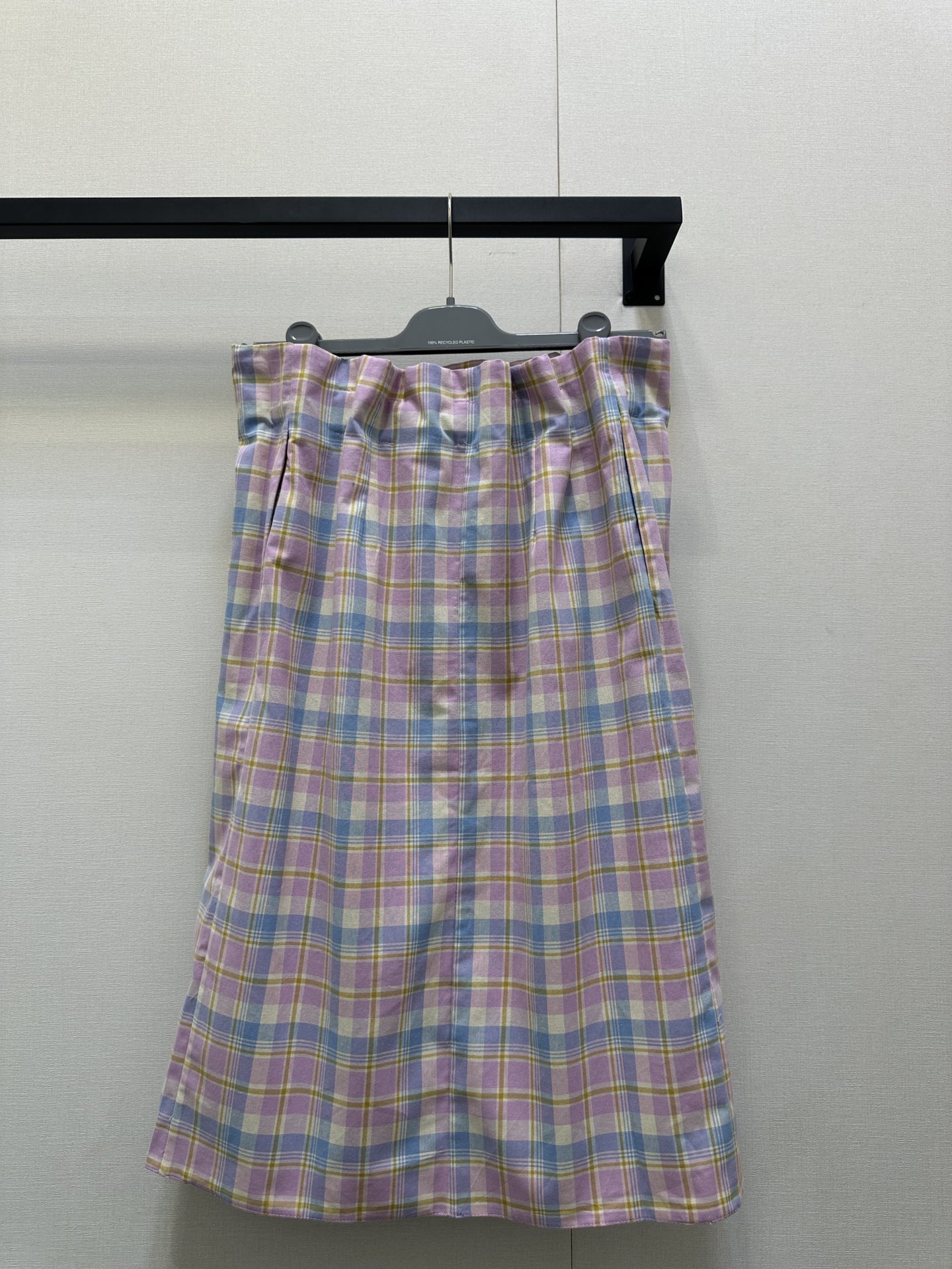 Prada 프라다 체크 벌룬 하프 스커트 치마 의류