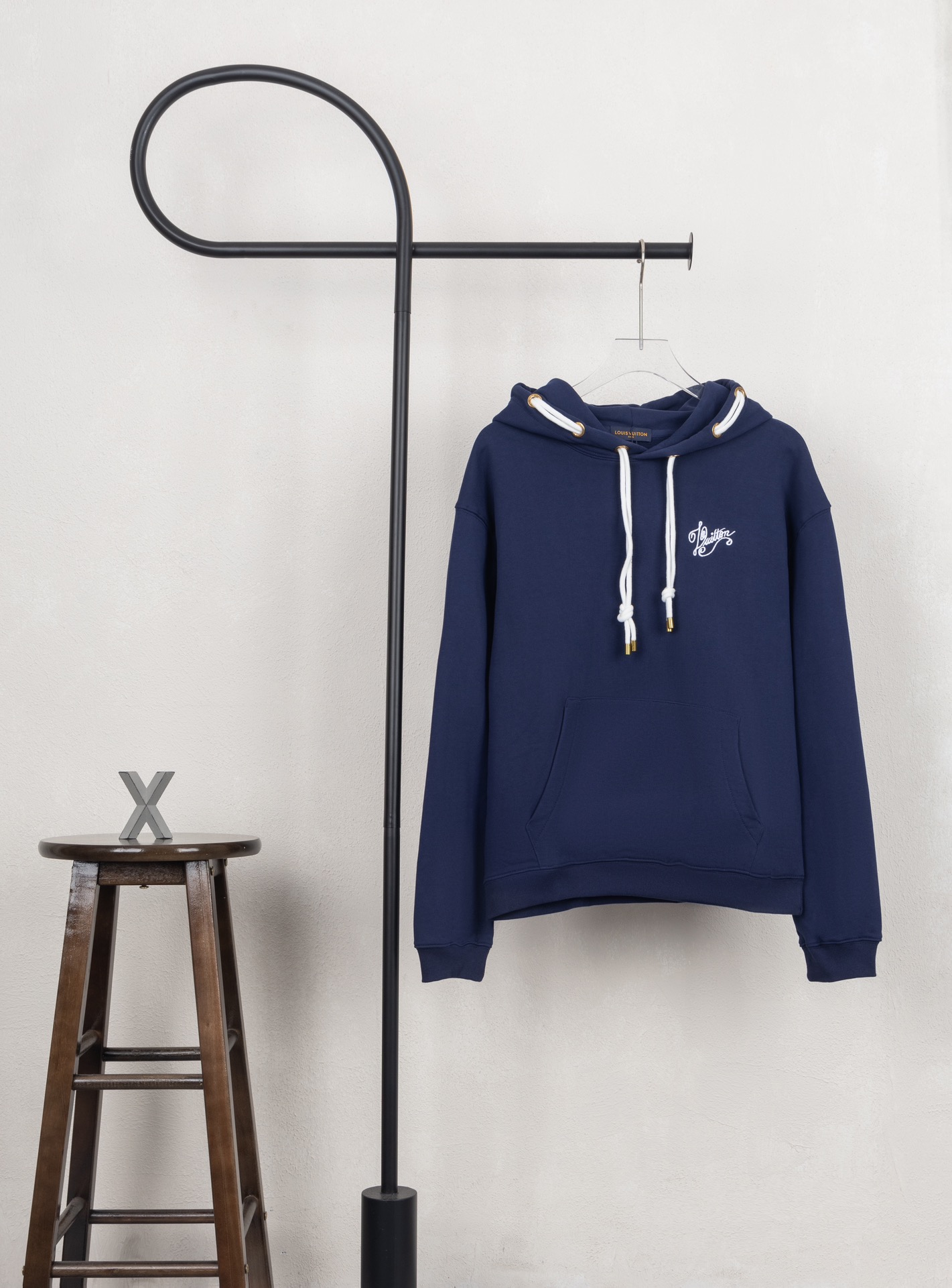 LV 루이비통 더블 로프 매듭 자수 후드티 의류