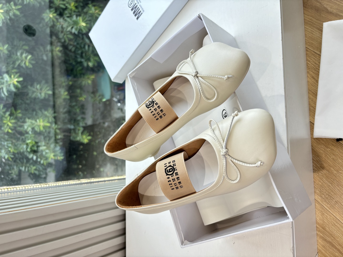 Maison Margiela MM6 메종 마르지엘라 타비 굽 낮은 메리제인 플랫 슈즈 신발