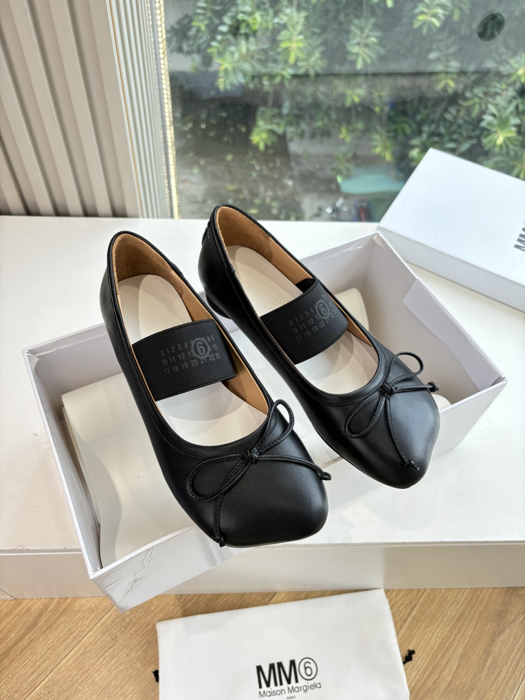 Maison Margiela MM6 메종 마르지엘라 타비 굽 낮은 메리제인 플랫 슈즈 신발