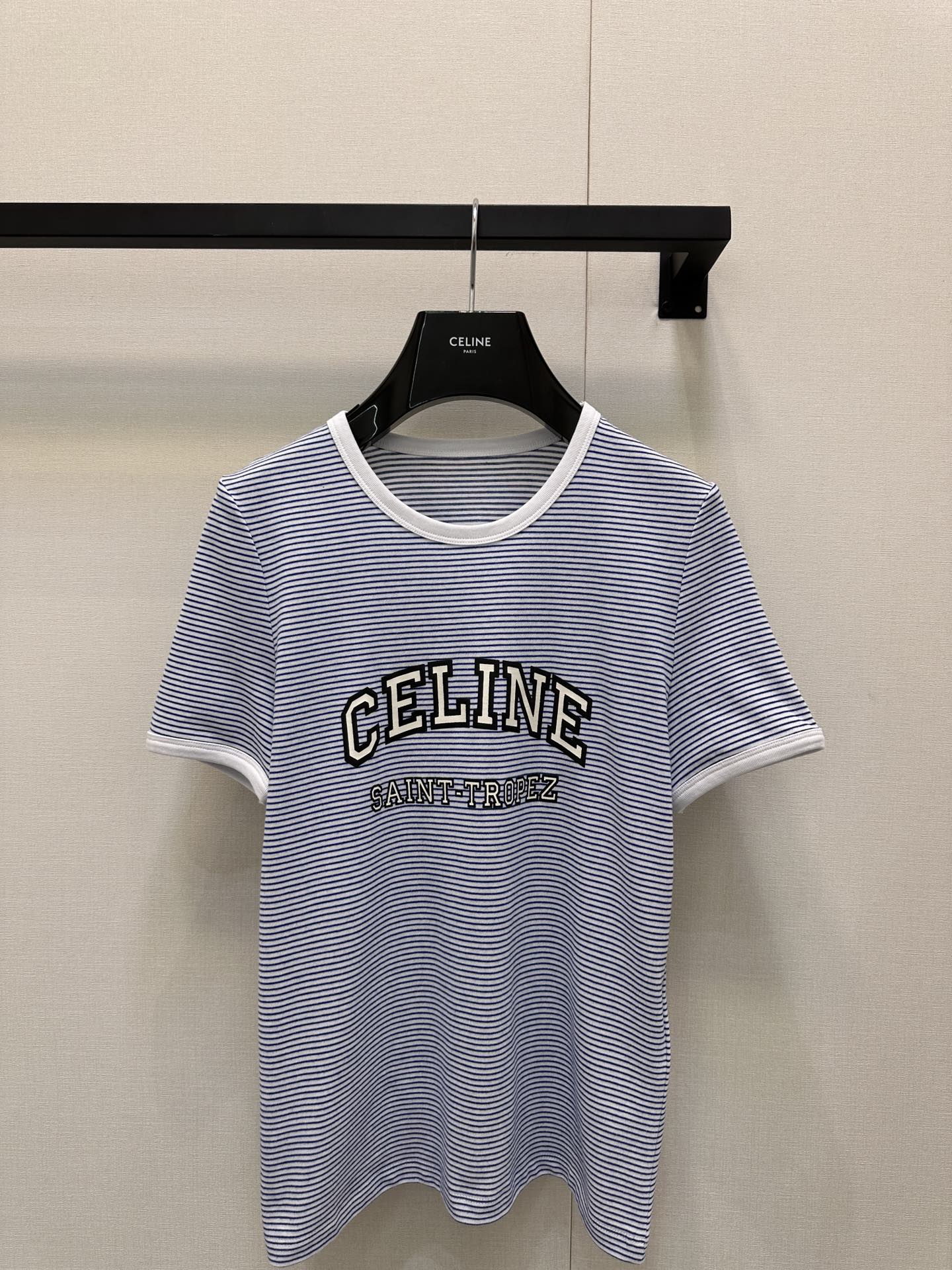 Celine 셀린느 라운드넥 스트라이프 로고 티셔츠 의류