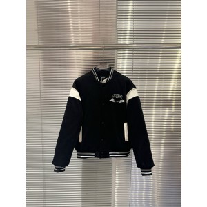 WE11DONE 웰던 베어 자수 코듀로이 바시티 재킷 의류