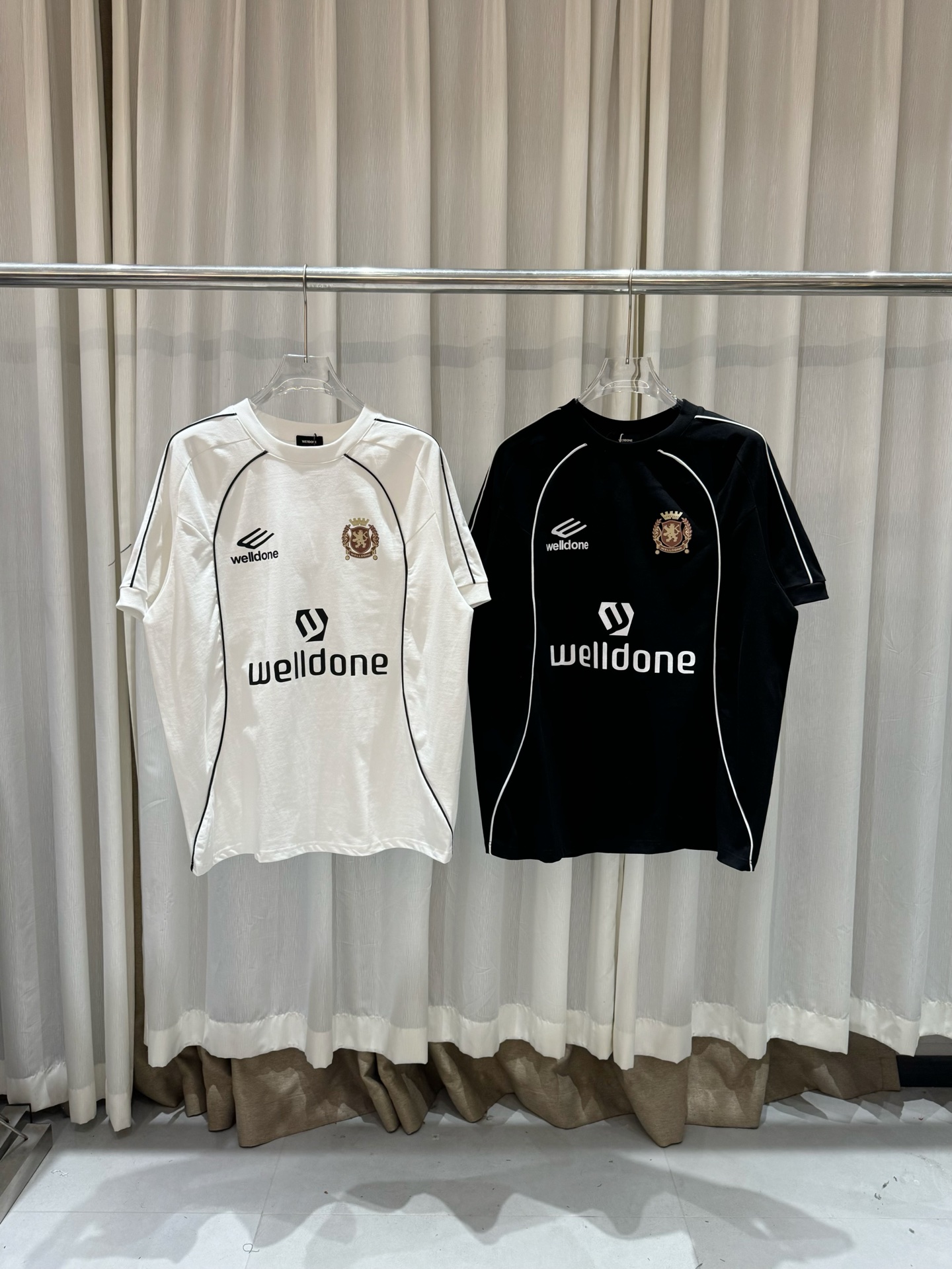 WE11DONE 웰던 크루넥 반팔 티셔츠 의류