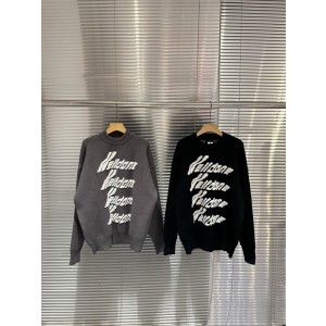 WE11DONE 웰던 컬렉션 자카드 로고 라운드넥 니트 스웨터 의류