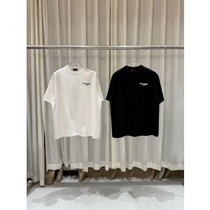 WE11DONE 웰던 MOON 시리즈 웨이브 로고 프린트 반팔 티셔츠 의류