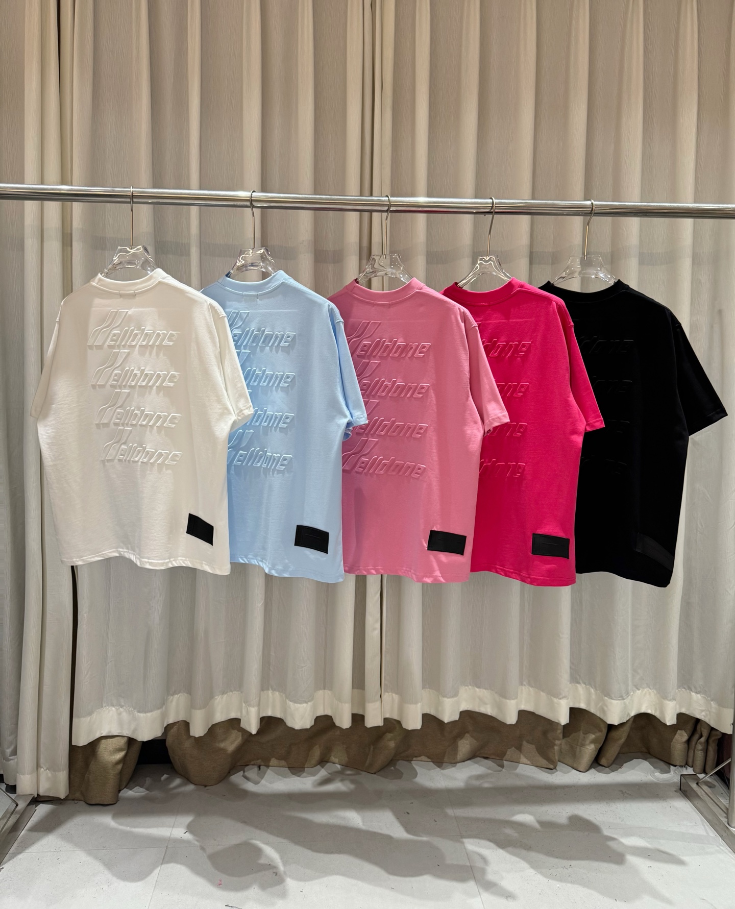 WE11DONE 웰던 반팔 티셔츠 의류