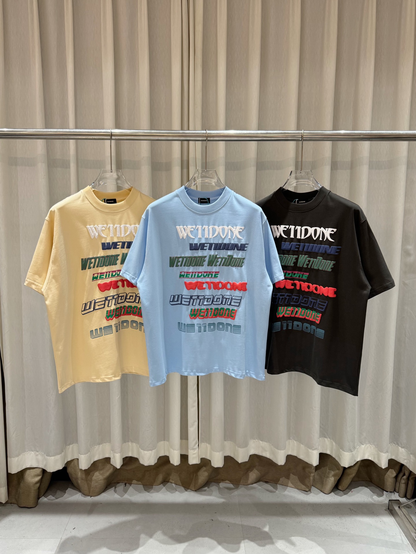 WE11DONE 웰던 반팔 티셔츠 의류