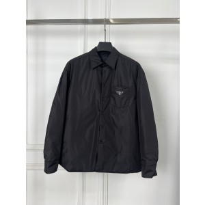PRADA 프라다 삼각 로고 포인트 클래식 커플 패딩 재킷 의류