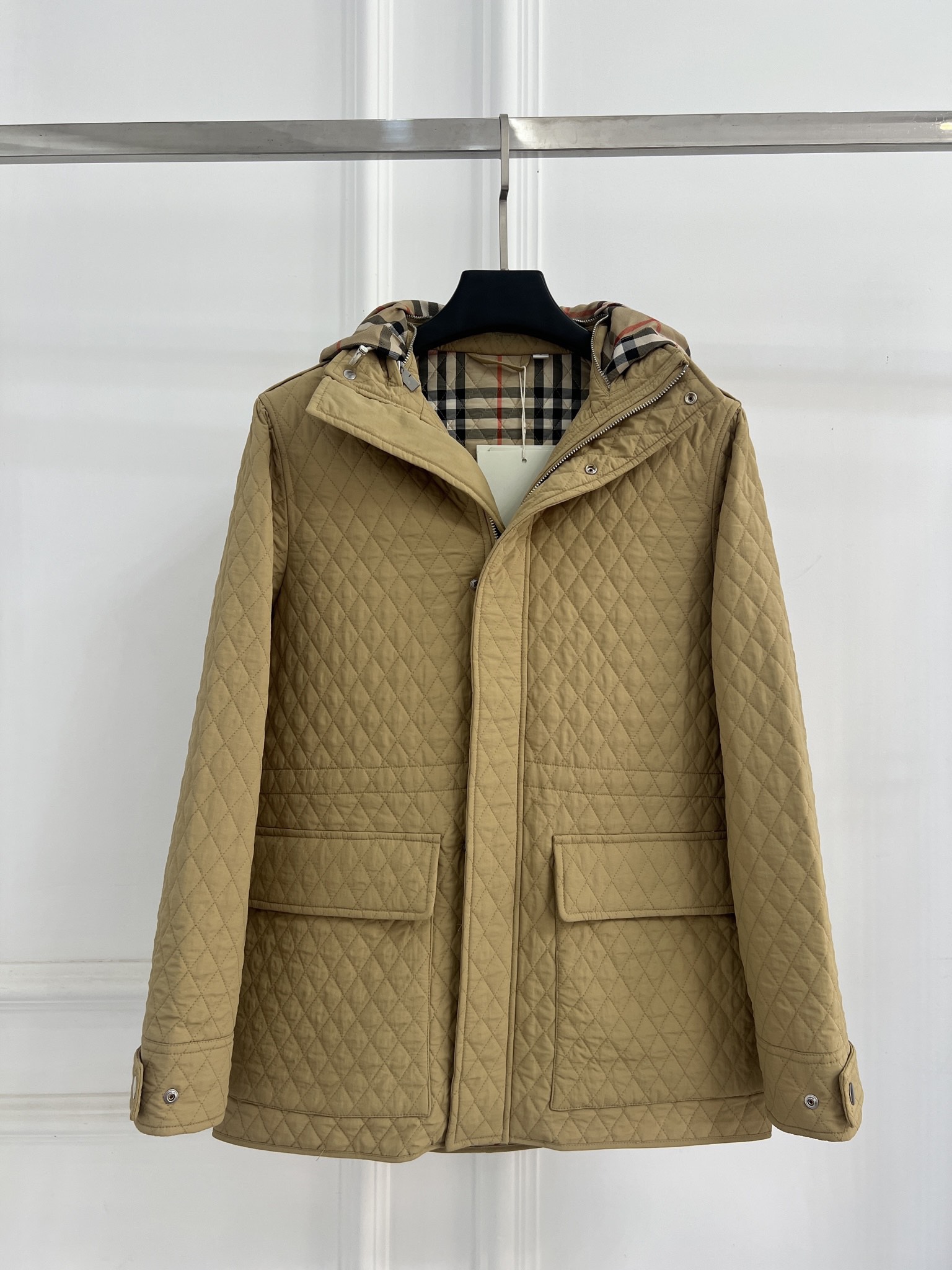 Burberry 버버리 격자 후드 퀼팅 패딩 의류