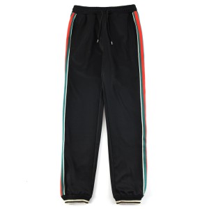 GUCCI 구찌 컬러 스트라이프 테이프 패치 조거 트레이닝 팬츠 의류