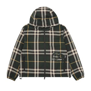 Burberry 버버리 체크 바람막이 후드 집업 재킷 의류