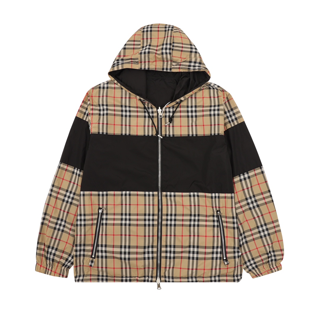 Burberry 버버리 패치 체크 양면 재킷 의류