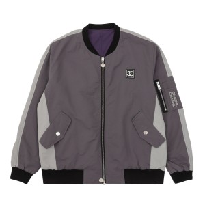 Chanel 샤넬 자수 슬로건 빈티지 집업 양면 야상 점퍼 재킷 의류