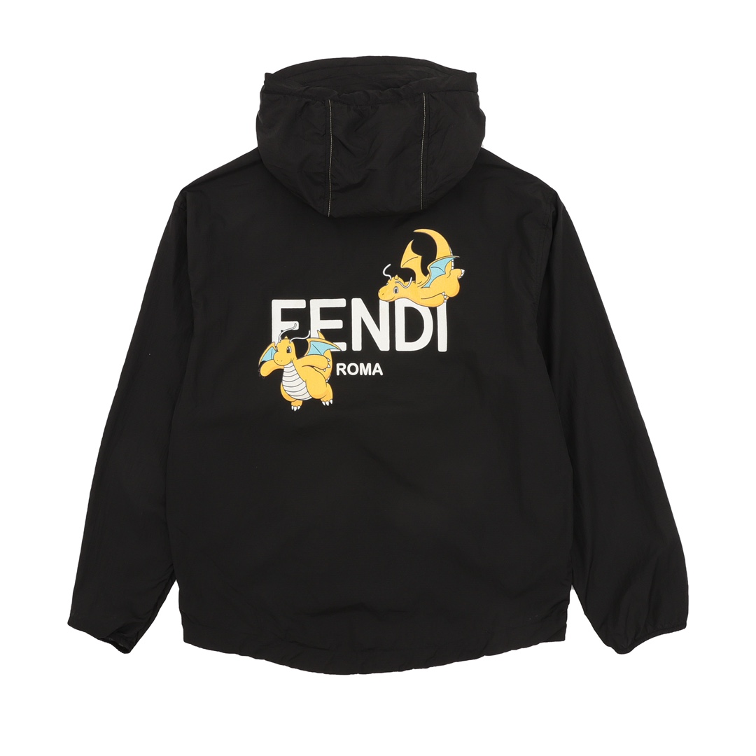 FENDI × FRGMT × Pokemon 펜디 콜라보 후드 바람막이 집업 재킷 의류