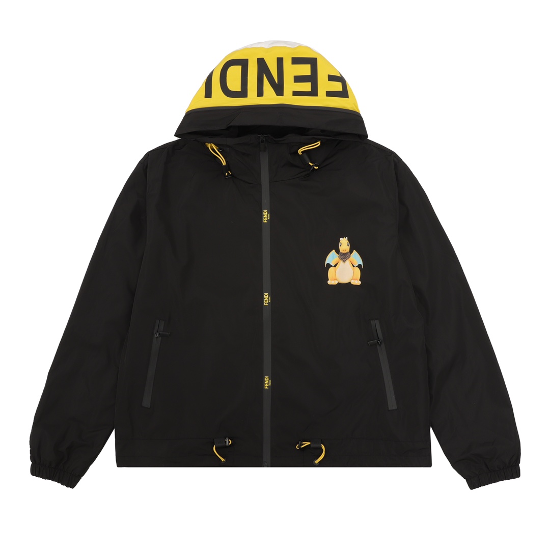 FENDI 펜디 콜라보 후드 바람막이 집업 재킷 의류