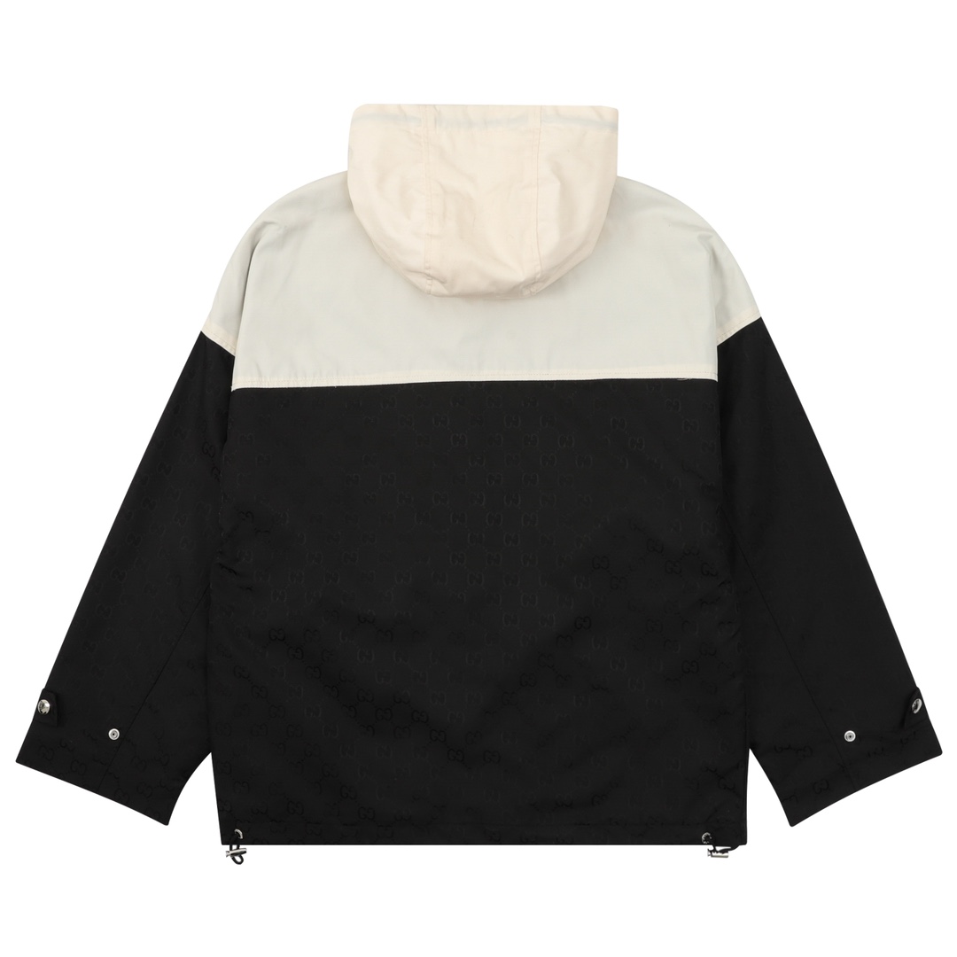 GUCCI 구찌 패치 프린팅 로고 후드 바람막이 재킷 의류